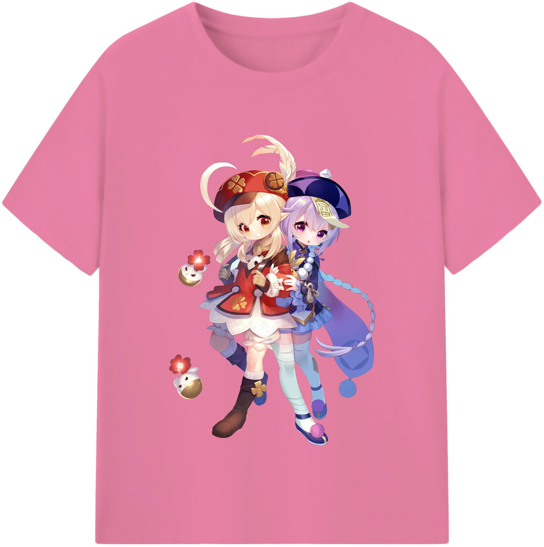 げんし神 七七 なな  genshin Nana 綿100％半袖Tシャツ（フロントプリント）
